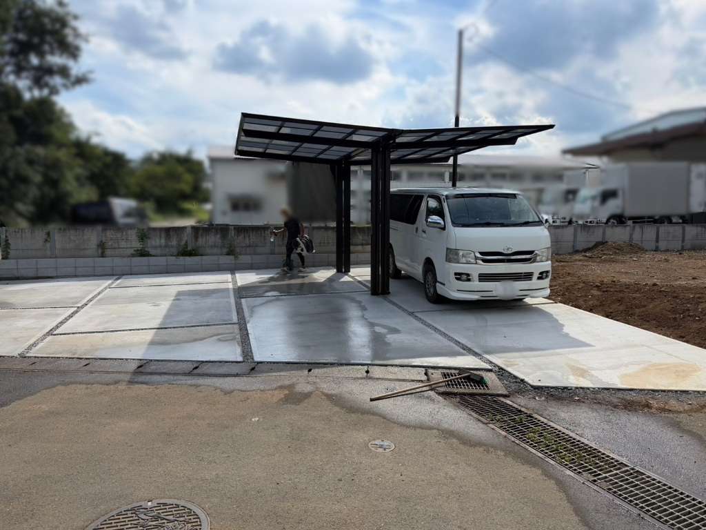 新築外構工事を行いました